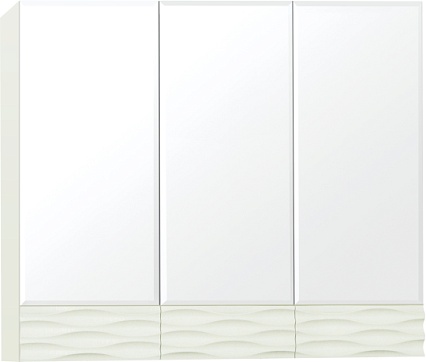 Зеркальный шкаф Style Line Ассоль 80 см техноплатина