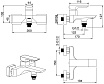 Смеситель для ванны Allen Brau Infinity 5.21006-00 хром