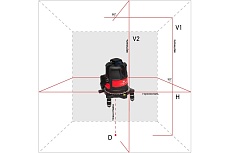 Лазерный уровень ADA ULTRALINER 360 2V с калибровкой А00467К