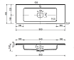 Раковина Style Line Марелла 90 см СС-00002377