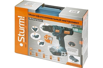 Аккумуляторный мультитул Sturm 1BatterySystem CMT1802