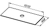 Столешница Allen Brau Fantasy 100 см graphite structure, 1.11010.GR-S