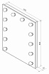 Зеркало гримерное Континент Бриджит 60x80 см с подсветкой ЗГП03