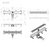 Душевой лоток Am.Pm MasterFlow W01SC-P11-060-01BM 60 см, комб.затвор, решетка черный матовый