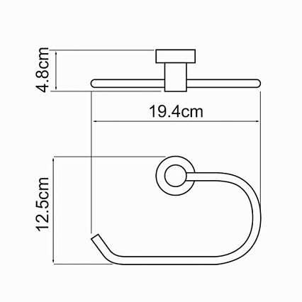 Вешалка для полотенец WasserKRAFT Donau K-9460