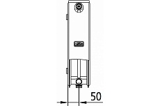 Радиатор Kermi otop FTV 22, 100х200х1400, R, RAL 9016 белый FTV220201401RXK