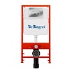 Подвесной унитаз BelBagno Uno-Tor BB5177CH-TOR/SC/BB026/BB081CR комплект 3 в 1