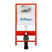 Подвесной унитаз BelBagno Uno-Tor BB5177CH-TOR/SC/BB026/BB081CR комплект 3 в 1