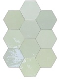 Плитка WOW Zellige Hexa Mint 10,8x12,4 см, 122083