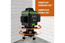 Профессиональный лазерный уровень LT L16-360В + штатив 3.6 м + тренога 1.5 м усиленная L16-360В/3.6м/1.5м-УС