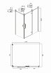 Душевой уголок Ambassador Royal 120x90 18015311-L прозрачный с рисунком, золото