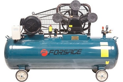 Компрессор Forsage 300л, 3-х поршневой, с ременным приводом F-TB390-300(7760)