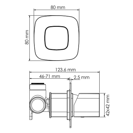 Смеситель для раковины WasserKRAFT Saale A9551.316 белый