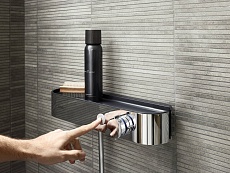 Смеситель для душа Hansgrohe ShowerTablet Select 24360700 термостат, белый матовый