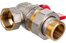 Шаровой кран угловой с американкой Rommer 3/4&quot;, ВН/НР, RBV-0006-0610220, RG008UB5BO3F41