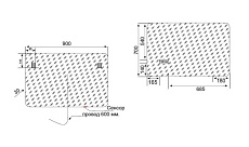 Зеркало Style Line Атлантика 90x70 см с подсветкой, часами СС-00002213