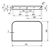 Консоль для раковины Ravak Yard X01778 белый