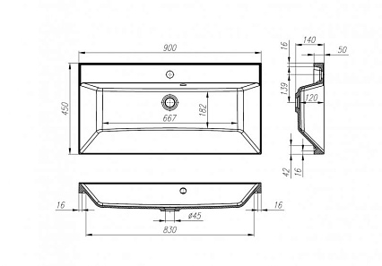 Мебель для ванной BelBagno Vittoria 90 см Bianco Opaco