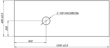 Столешница Allen Brau Infinity 120 см левая, beige structure, 1.21015.B-S