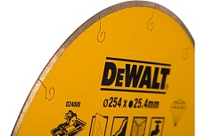 Диск алмазный по камню (254х25,4 мм) для плиткореза D24000 DeWalt DT 3734