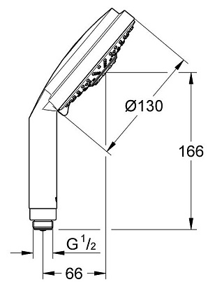 Душевая лейка Grohe Rainshower Cosmopolitan 28755000