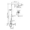 Душевая стойка WasserKRAFT A199.118.065.010.CH Thermo с термостатом, хром