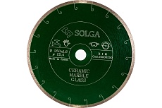 Диск алмазный сплошной (250х25,4 мм) CERAMICS MARBLE Solga Diamant 20000250