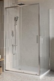 Душевой уголок BelBagno LUCE-AH-1-150/100-C-Cr 150x100 прозрачный, хром