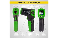 Пирометр инфракрасный бесконтактный iCartool от -50 до +550°С IC-M650