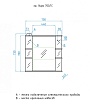 Зеркальный шкаф Style Line Лира 70x73 см с подсветкой, белый ЛС-00000123