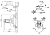 Смеситель для ванны Bravat Loop F6124182BM-01-RUS черный матовый