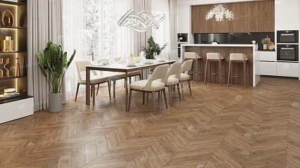 Виниловый ламинат Alpine Floor Chevron Alpine LVT Дуб Гевуина 555x127x2.5 мм, ECO 20-10A