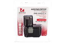 Аккумулятор для шуруповертов Хитачи (14.4В; 3.0Ач; Li-Ion) в блистере ЛИБ 1430 ХТ-А Заряд 6117122