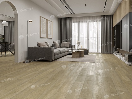 Виниловый ламинат Alpine Floor Ultra New LVT Дуб Скандинавия 1219.2x184.15x2 мм, ECO 5-36