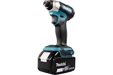 Аккумуляторный ударный шуруповерт Makita 18В, BL, XPT, Li-ion, 140 Нм, 2 скорости DTD157RTJ