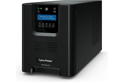 Источник бесперебойного питания Cyberpower line-interactive 1000va/900w usb/rs-232/epo/snmpslot (8 iec с13) PR1000ELCD