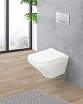 Подвесной унитаз Belbagno Sela BB3201CHR, безободковый, белый