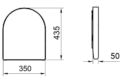 Крышка-сиденье Gural Vit Uno 53/Sole YM00DRP510000 с микролифтом