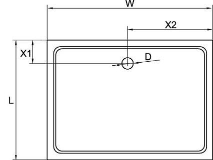  Поддон для душа Cezares Tray 140x90 стеклокомпозит, прямоугольный