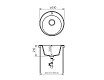 Кухонная мойка Tolero R-108 №923 51 см белый