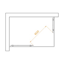 Душевой уголок RGW Passage PA-040B 120x80 прозрачное, черный 3508104082-14