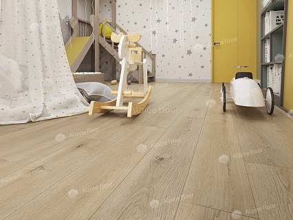 Виниловый ламинат Alpine Floor Easy Line New LVT Дуб Миндальный 1219.2x184.15x3 мм, ECO 3-27