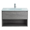 Мебель для ванной BelBagno Kraft 80 см 1 ящик, полка Cemento Grigio