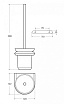 Ерш подвесной Cezares LINER-TBS-V-01 хром