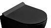 Крышка-сиденье Art&Max Ovale AM011SC-MB с микролифтом, черный матовый