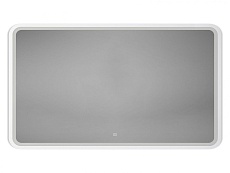 Зеркало Art&Max Genova 120x80 с подсветкой, белый матовый AM-Gen-1200-800-DS-F-White