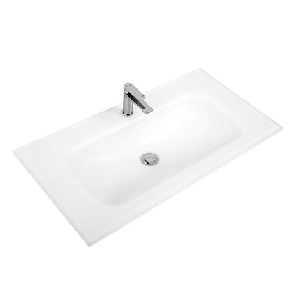 Мебель для ванной BelBagno Kraft 80 см 1 ящик, полка Bianco Opaco