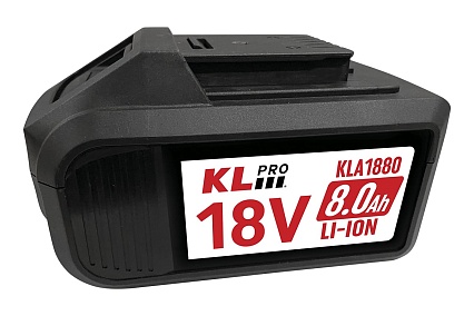 Профессиональная аккумуляторная батарея KLPRO KLA1880 18.0 v / 8.0 ah li-ion 14011