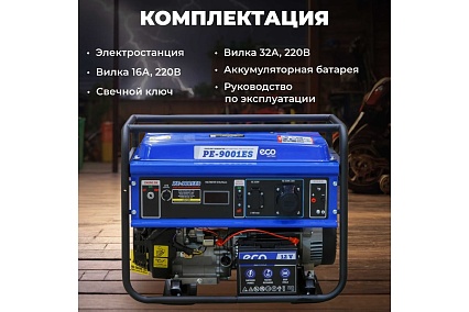 Бензиновый генератор Eco PE-9001ES