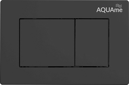 Кнопка смыва AQUAme AQM4102B черный